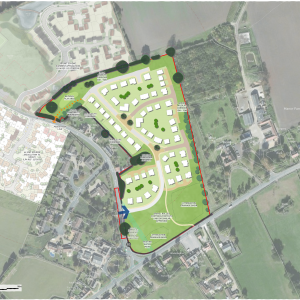 Planning Permission Obtained, Land North of Church Road, Bacton