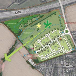 Planning Permission Obtained, Land at Parsonage Road, Takeley